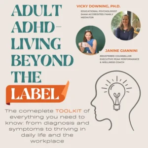 Adult ADHD – Living Beyond the Label -For Health Care Professionals